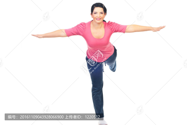 運(yùn)動(dòng)?jì)D女伸出手