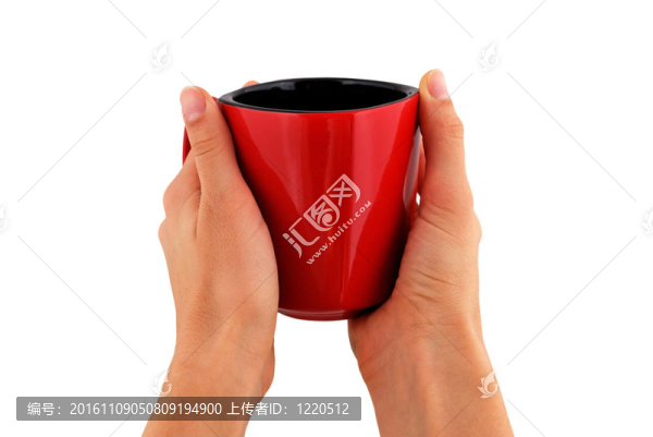 紅色的杯子