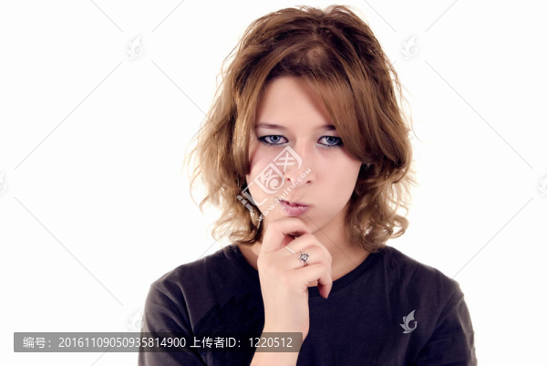 一個(gè)年輕女孩的肖像