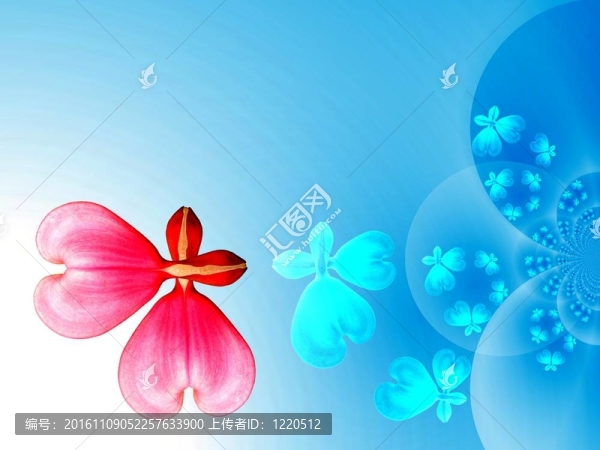 心中的花