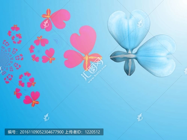 心中的花
