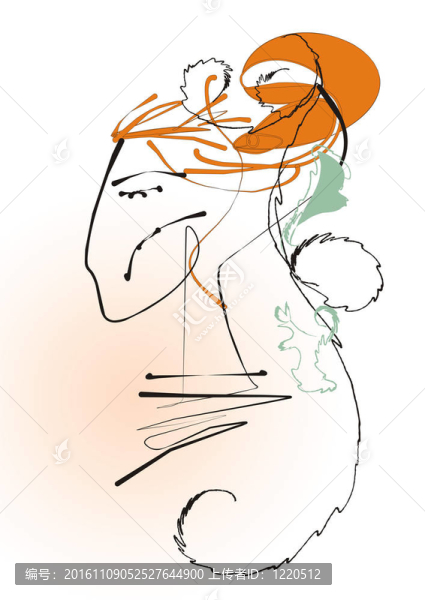 女人的輪廓
