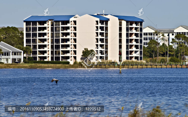 在海洋condominiuns