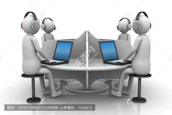 3D人；呼叫中心