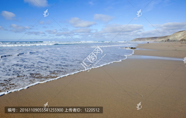 波思托溫沙灘海岸；英國(guó)康沃爾