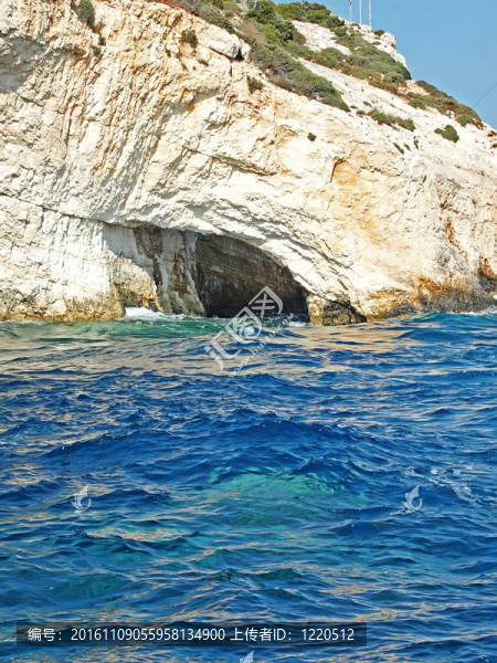 神奇的藍(lán)洞在Zakinthos