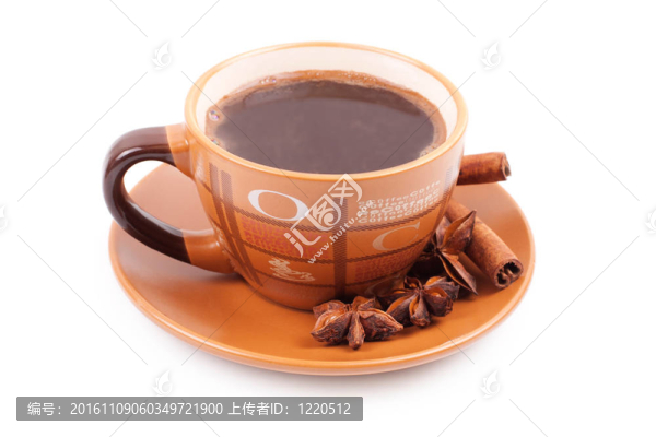 杯子里的黑咖啡