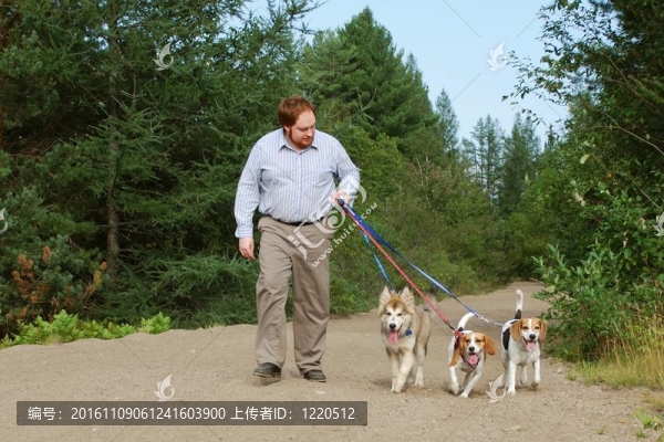 男子走在小道上