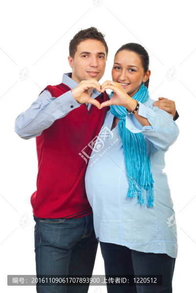 愛孕夫婦形成心