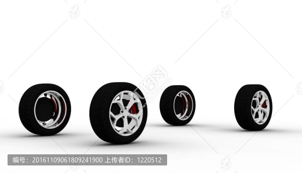 白色車輪