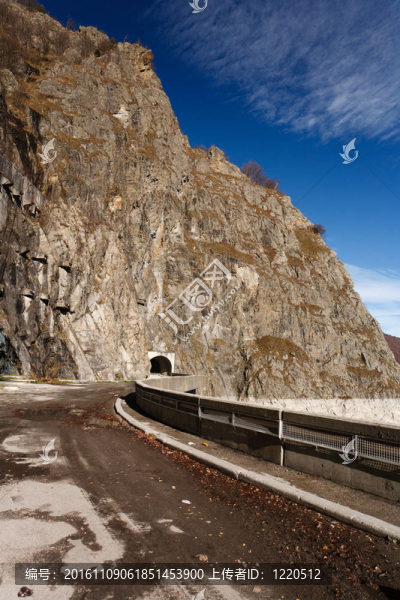 在羅馬尼亞transfagarasan路