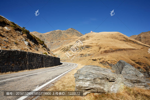 在羅馬尼亞transfagarasan路