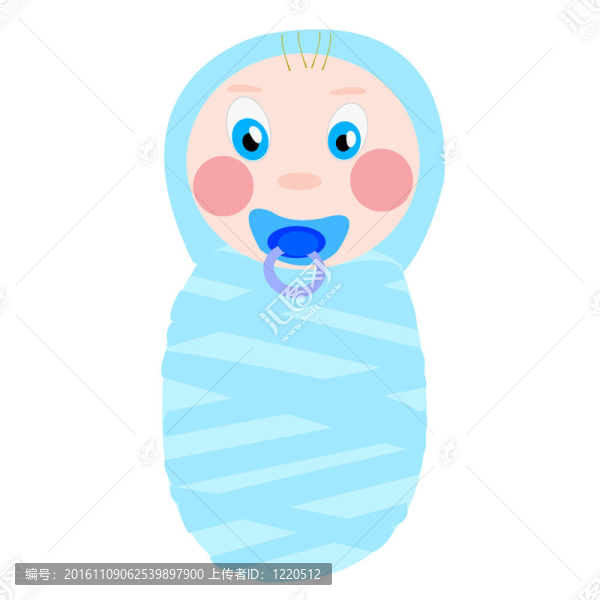 乳腺的孩子抱著尿布