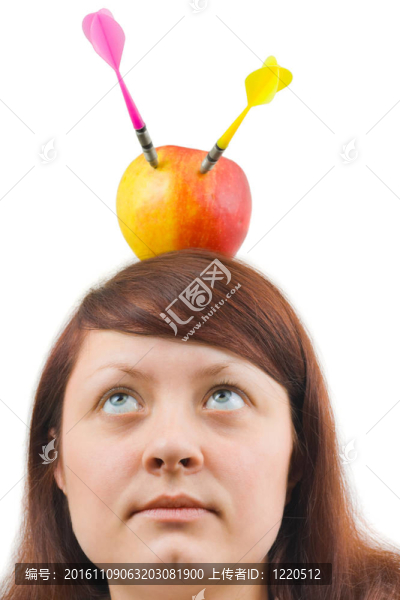 女人和蘋果的箭