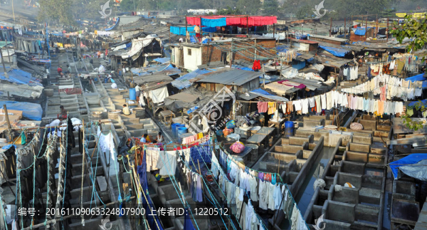 Dhobi,Ghat在孟買；印度。