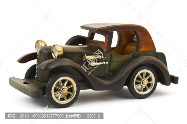 木制玩具復古車