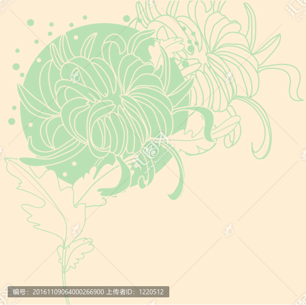 浪漫花卉背景