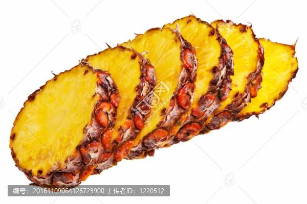 白底菠蘿片。