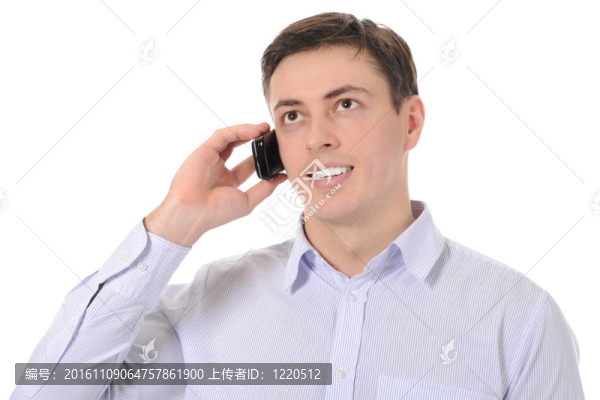 商人在電話里交談