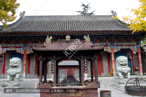 山門,西安臥龍寺