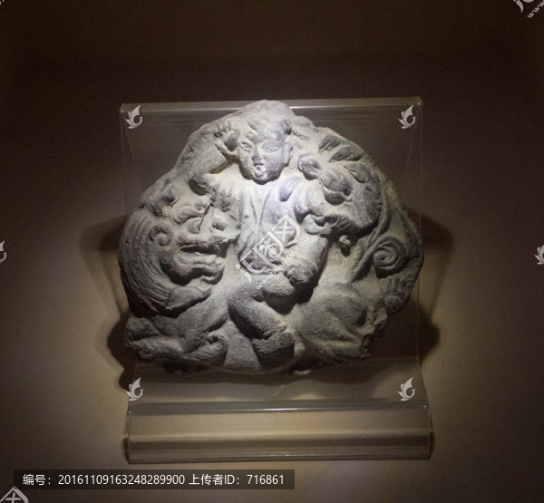 佛像,瓦當