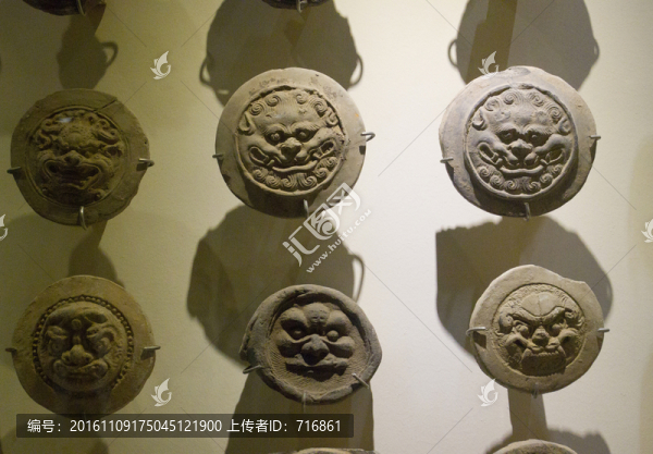 動(dòng)物紋,瓦當(dāng)