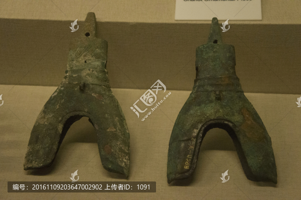 陜西西安文物秦兵馬俑軛飾