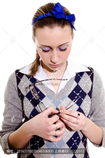 一個(gè)年輕女孩的肖像