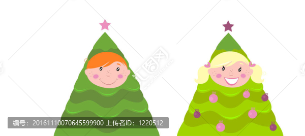 圣誕可愛的小男孩樹服裝