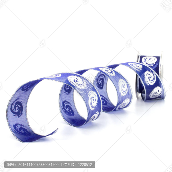 禮品絲帶線軸孤立在白色背景