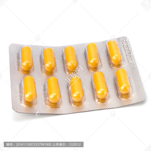 白色藥用膠囊
