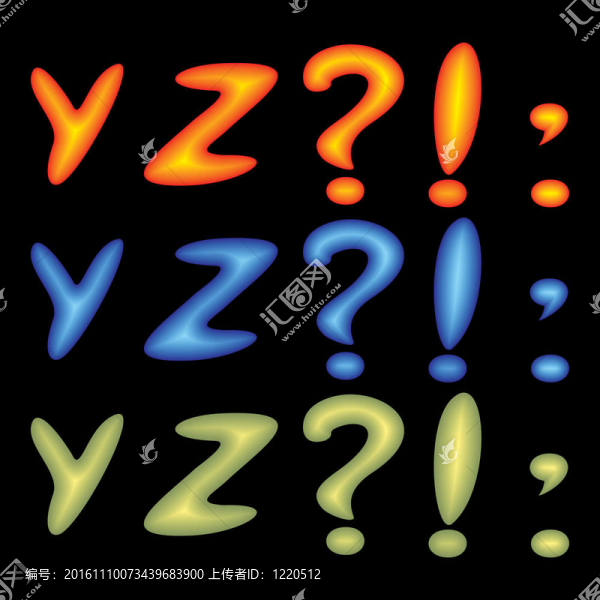 字母YZ。