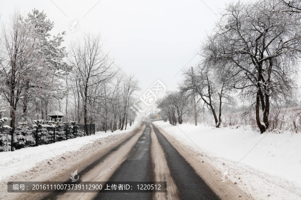 冬天的路
