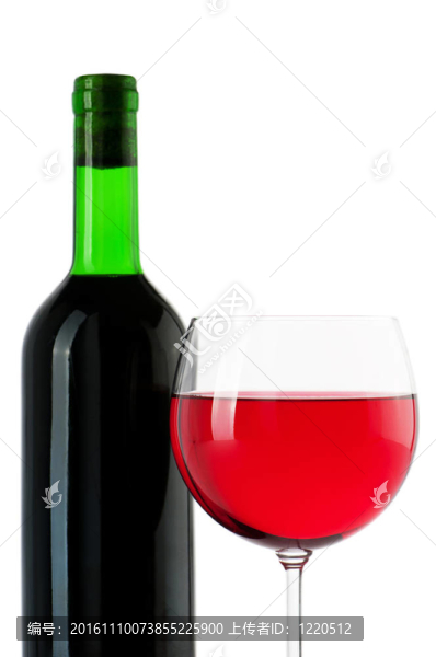 具有梯度背景的葡萄酒概念