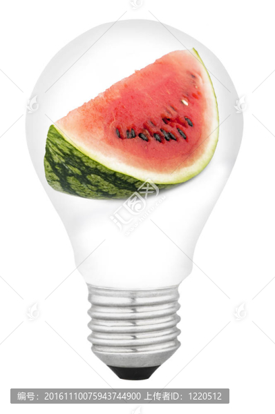 白色背景上有水果的燈