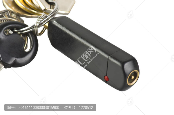 帶電子鑰匙報(bào)警器的一串鑰匙