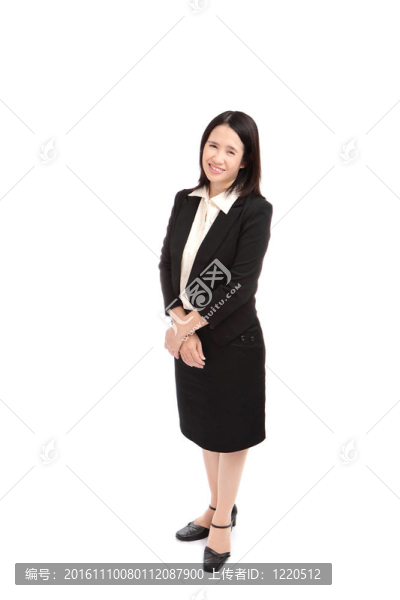 亞洲商業(yè)女性微笑的肖像
