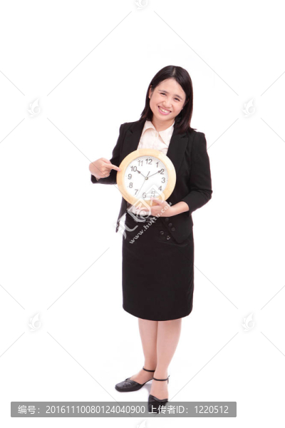 商業(yè)亞洲女人控股時(shí)鐘