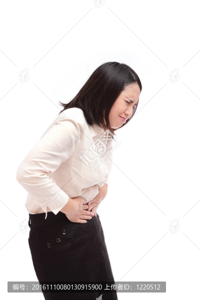 商業(yè)女性遭受胃痛