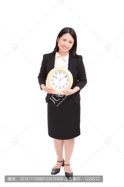 商業(yè)亞洲女人控股時鐘
