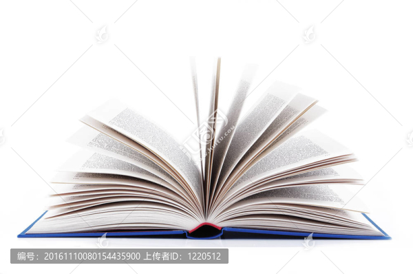 這本藍(lán)色的書在白色的