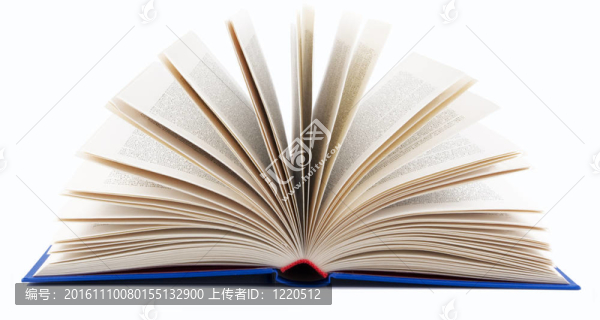 這本藍色的書在白色的