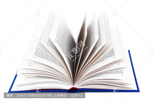 這本藍(lán)色的書在白色的
