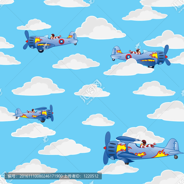 天空中的飛機