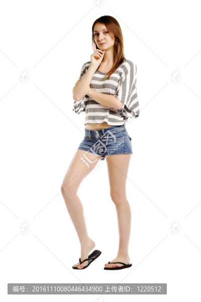 體貼性感的年輕女性的姿勢