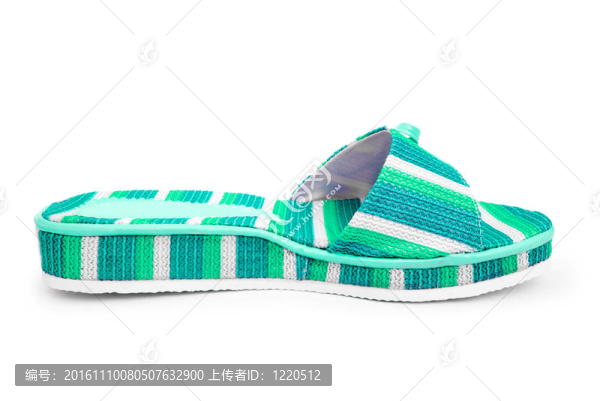 夏天的彩色鞋子