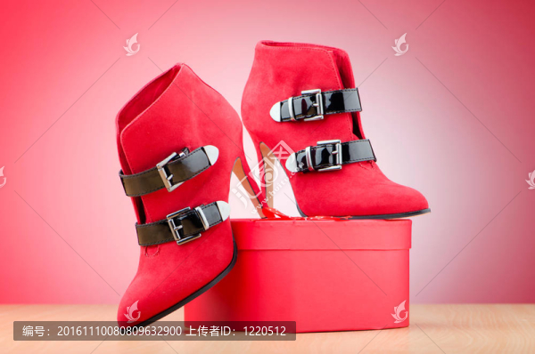 時尚概念中的女性鞋