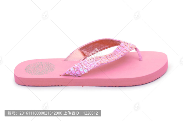 夏天的彩色鞋子