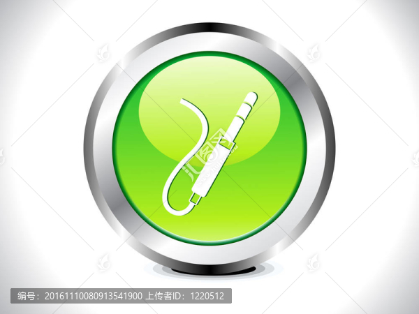 抽象光滑音頻jack,button