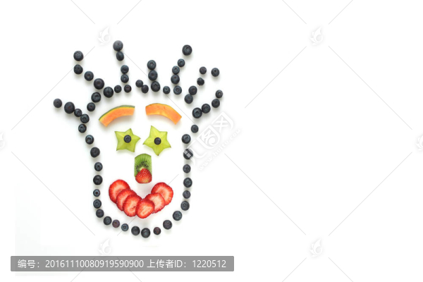 水果快樂的臉